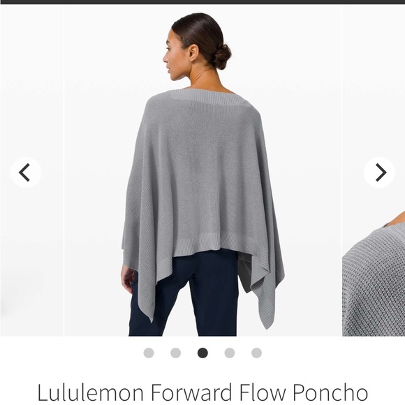 Lululemon flow forward poncho in gray - Picture 3 of 7